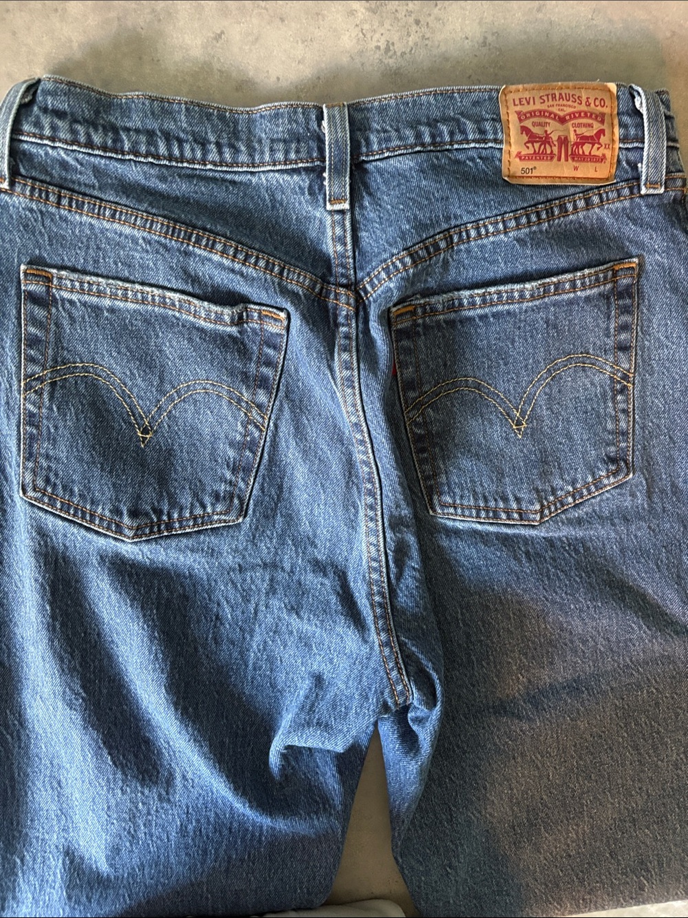 Levi's Women’s Blue Denim Jeans - Classic 501